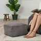 image 2 of icon Theo Beanbag Footstool Corduroy Charcoal Grey