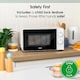 image 7 of Abode AMM2005 White Microwave 700W 20L Manual with 5 Power Levels & Defrost