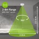 image 2 of Nedis PIR Occupancy Motion Sensor Detector Light Switch, Ceiling Mount, 360 Degree 6m Range, 3 Wire - White
