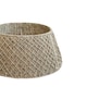 image 2 of Round Foldable Diamond Wicker Tree Skirt - L70 x W70 x H26 cm - Orange