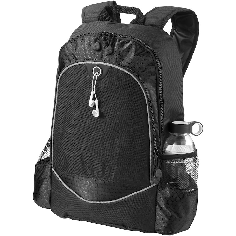image 1 of Bullet Benton 15in Laptop Backpack - Solid Black - 33 x 13.9 x 45 cm