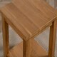 image 3 of Oslo Solid Oak Lamp Table for Living Room