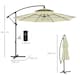 image 7 of Outsunny 2.7m Cantilever Banana Parasol Outdoor Sun Shade w/ Crank, Beige