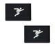 image 2 of Precision Shin Guard Stays (Pack Of 2) - Black - One Size