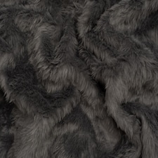 Minerva Core Range Grey Short Pile Faux Fur Fabric for Dressmaking, Toy Making, 150cm / 59" Wide - per metre