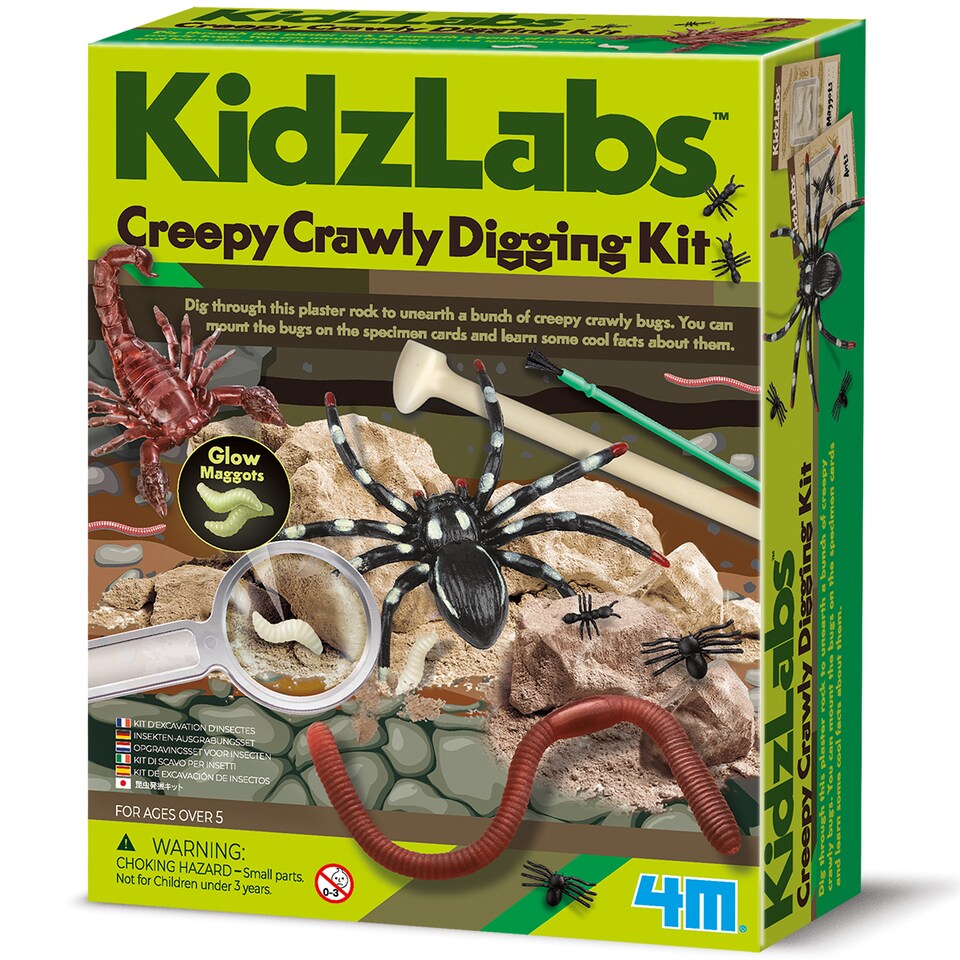image 1 of KidzLabs - Creepy Crawly Digging Kit