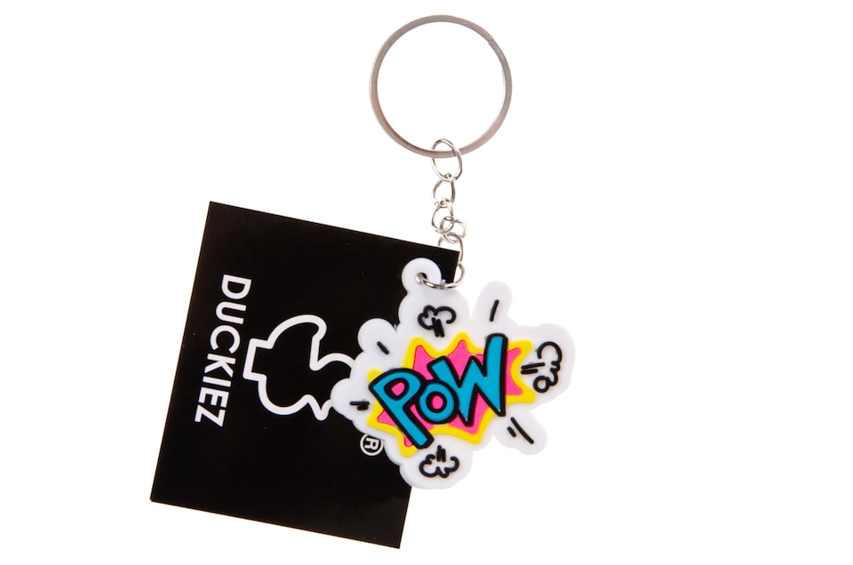 image 1 of Pack of 12 Superhero Design Keychains - Treat or Trick Theme Party Bag Filler