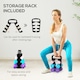 image 4 of SPORTNOW Dumbbells Set with Storage Rack, 2 x 1kg, 2 x 2kg, 2 x 3kg, Pink