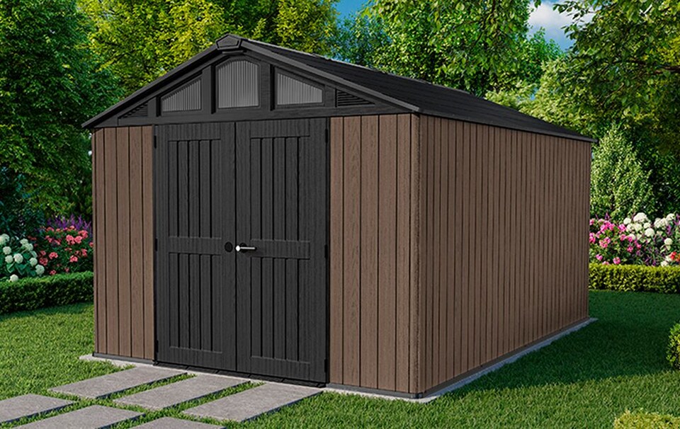 image 1 of Keter Stronghold 10x15 Shed - Brown