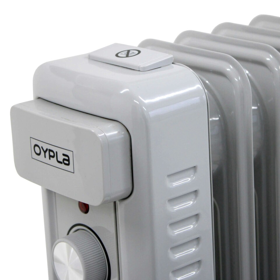 image 1 of Oypla Electrical 1000W 5 Fin Portable Oil Filled Radiator Electric Heater
