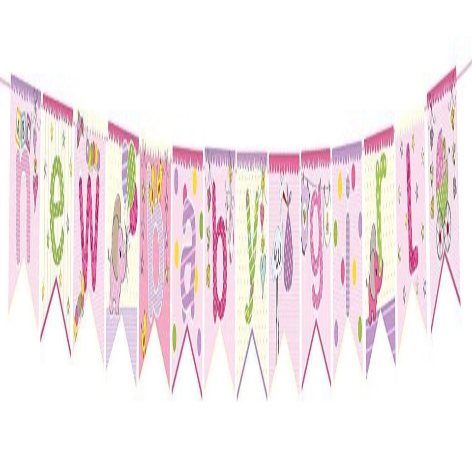 image 1 of Second Nature Bunting for a New Baby Girl