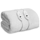 image 1 of Dreamcatcher Deluxe Superking Electric Blanket Fleece Heated Underblanket | White | White | One Size | 1