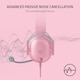 image 4 of RAZER BLACKSHARK V2 X WIRED GAMING HEADSET QUARTZ EDITION- PINK