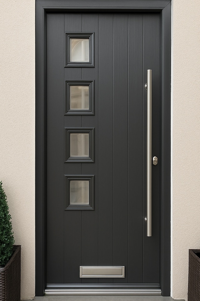 image 1 of Innov8 Coatings Composite Door Paint - Mountain Grey - 750ml - Satin Finish - 10 Year Guarantee | Grey | Mountain Grey | 750ml | 1