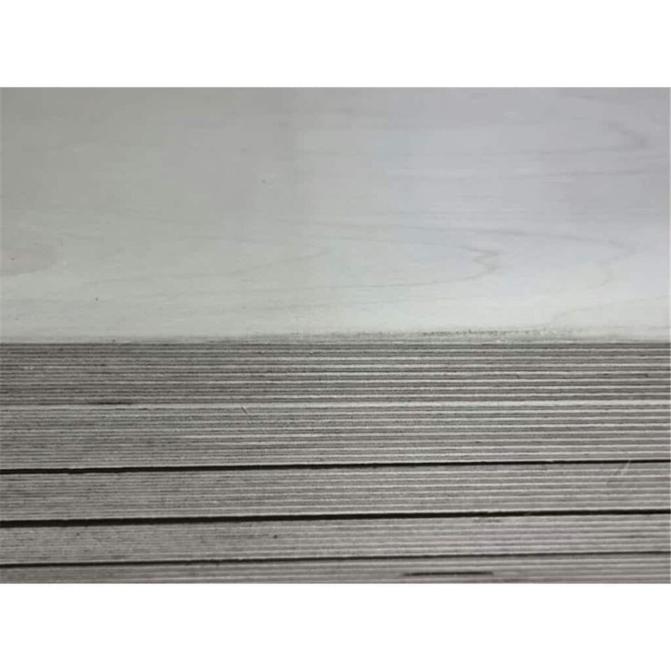 image 1 of PACK OF 15 (Total 15 Units) - 2440mm x 1220mm x 6.5mm Birch Plywood Sheet BB/BB Grade
