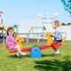 image 7 of HOMCOM Kids Seesaw Safe Teeter Totter 2 Seats with Easy-Grip Handles Multicolor