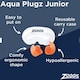 image 3 of Zoggs Aqua Plugz Junior swimming Ear Plugs
