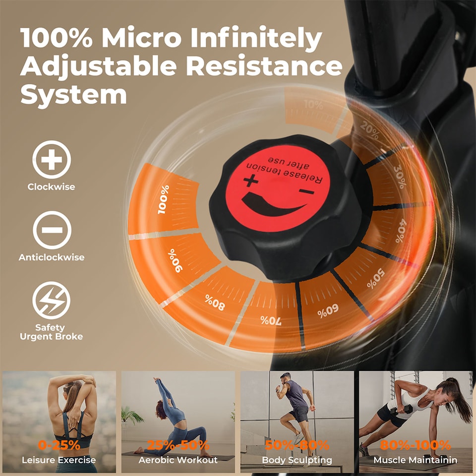 image 1 of Centra Magnetic Exercise Bike Indoor Cardio Spinning Training Fitness