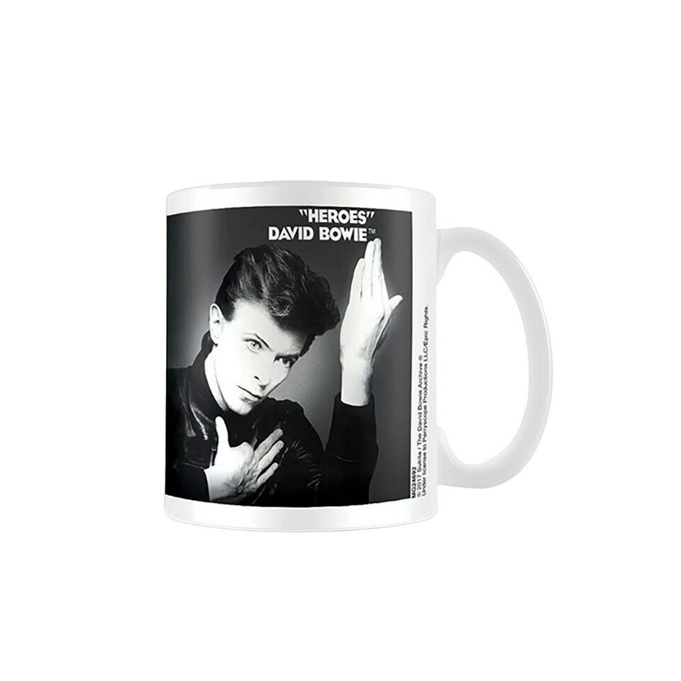 David Bowie Heroes Mug - Black/White/Grey - One Size