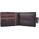 image 3 of Soft Leather Tri-Fold Money / Credit Card Holder / Wallet Brown