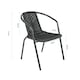 image 5 of Living and home PE Rattan Stacking Garden Chairs-Set of 2