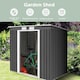 image 3 of 7FT x 4FT Outdoor Storage Shed Large Tool Utility Storage House W/Sliding Door
