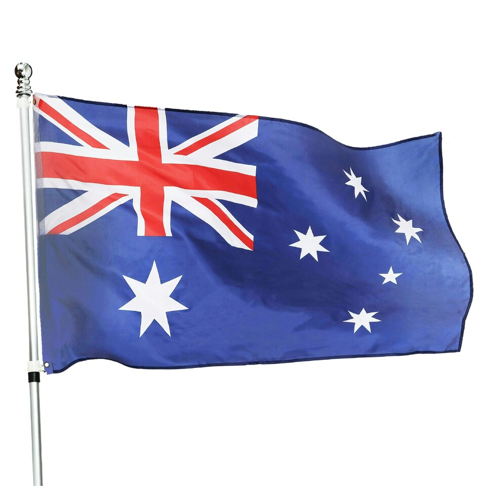 image 1 of Australia Flag 3x5 FT – Outdoor & Indoor Aussie Flag with Brass Grommets – Durable Polyester Australian National Flag N/A