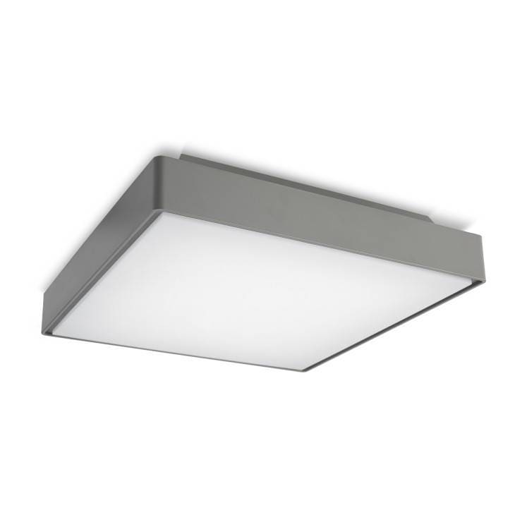Ksel LED Large Outdoor Ceiling Light Grey IP65 - Special Offer
