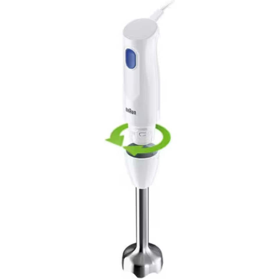 image 1 of Braun MultiQuick Hand Blender with Chopper and 350ml Beaker MQ10-201MWH White