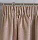 image 2 of Enhanced Living Matrix Latte Natural 90 x 90 inch (229x229cm) Tape Top Thermal Noise reducing Dim Out Curtains (PAIR) | Brown | Latte | 2