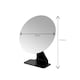 image 3 of Showerdrape Corus Black Round Vanity Mirror
