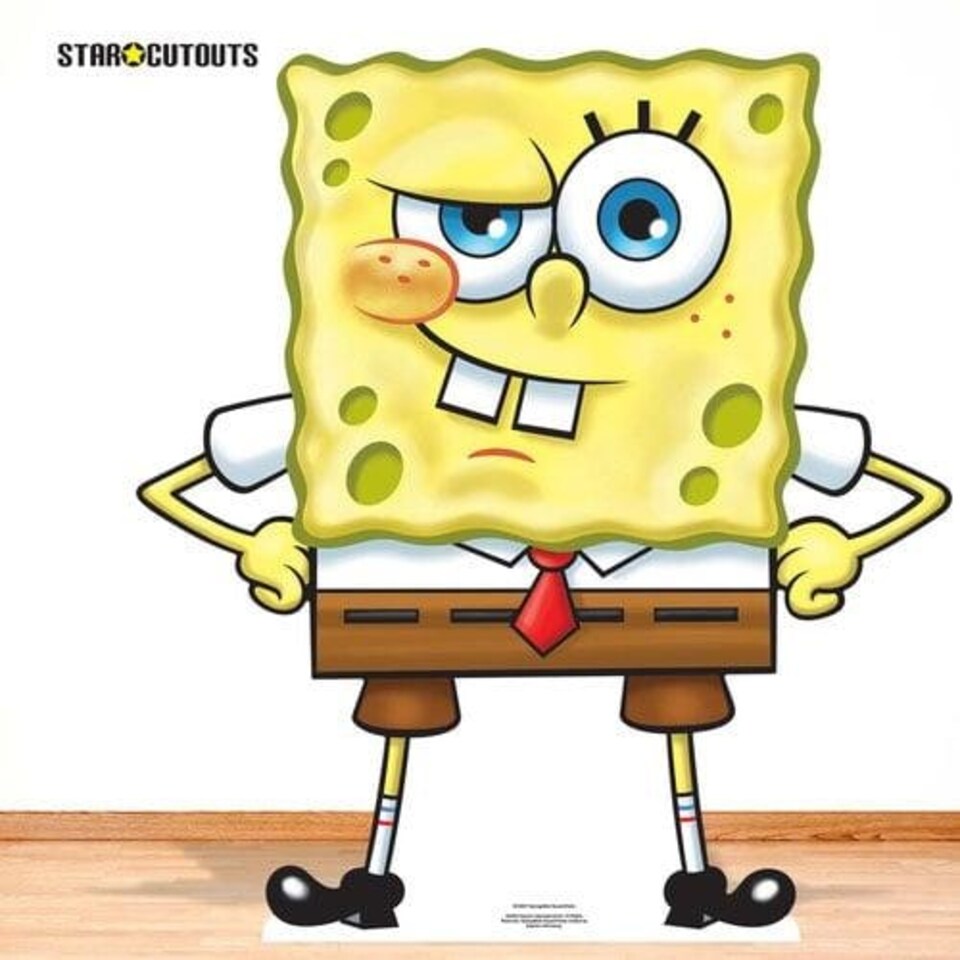 image 1 of SpongeBob SquarePants Star Mini Cardboard Cutout 85cm
