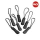 image 1 of Quadra SLX Zip Pulls (Pack of 10) - Black - One Size (UTBC5605)