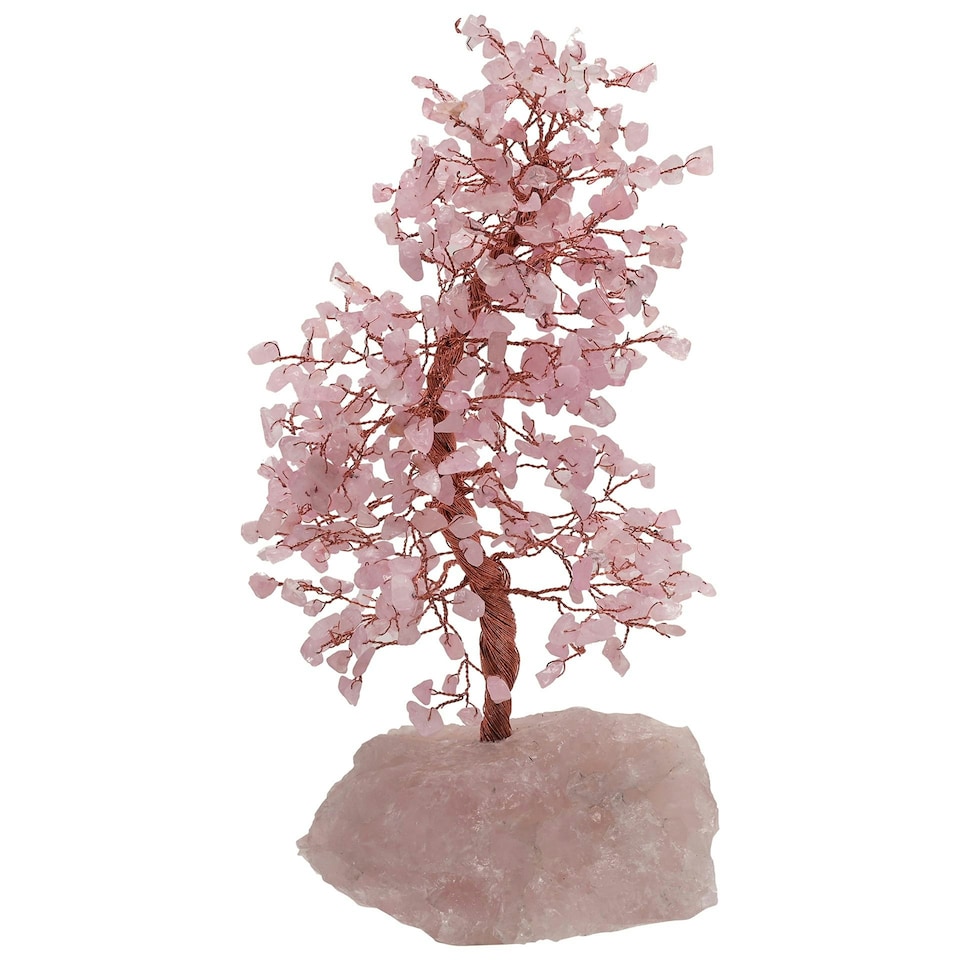 image 1 of Gemstone Tree Rose Quartz - Love Large Pink