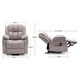 image 8 of Brookline Electric Technology Fabric Single Motor Rise Recliner Chair (Pumice)