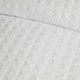 image 3 of Serene Embossed Grid Duvet Cover Set White