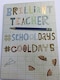 image 2 of Brilliant Teacher School Days Thank You Teacher Card
