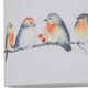 image 4 of First Choice Lighting Set of 2 Branch Bird Print Linen Easy Fit 30cm Pendant Shades Multi