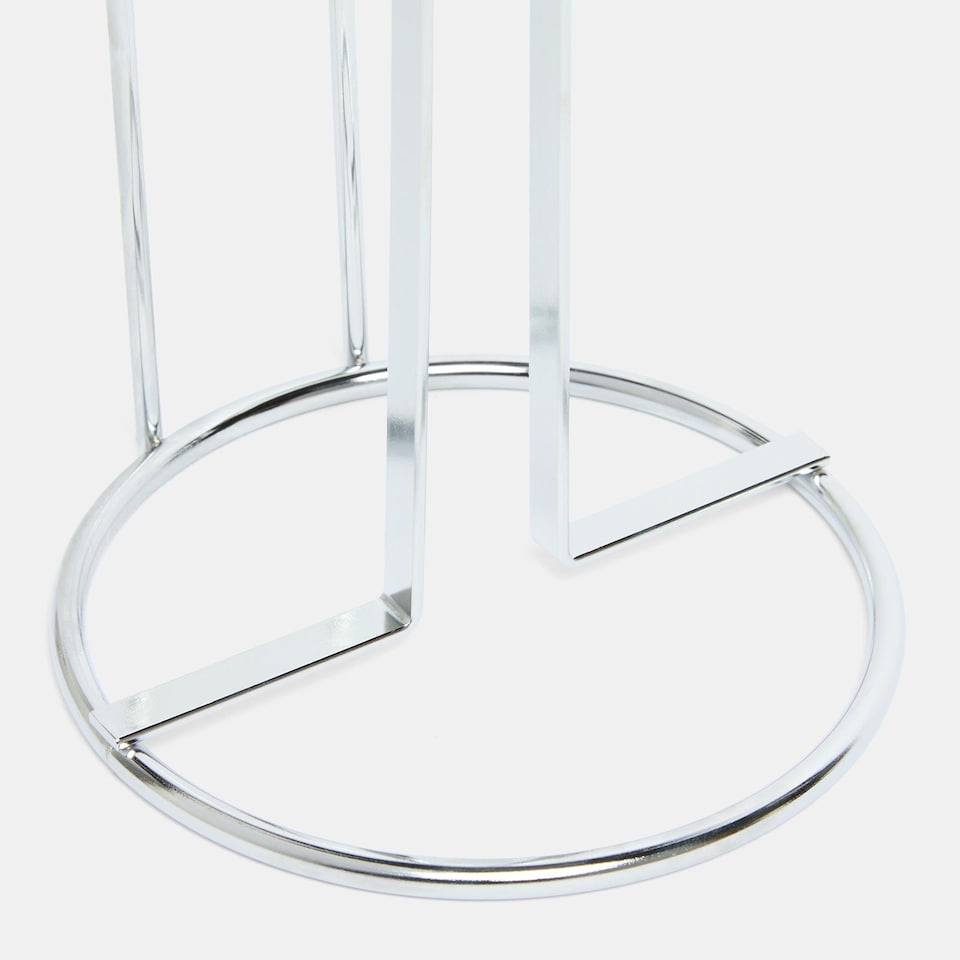image 1 of OHS Metal Freestanding Toilet Roll Holder Organiser Tissue Paper Storage