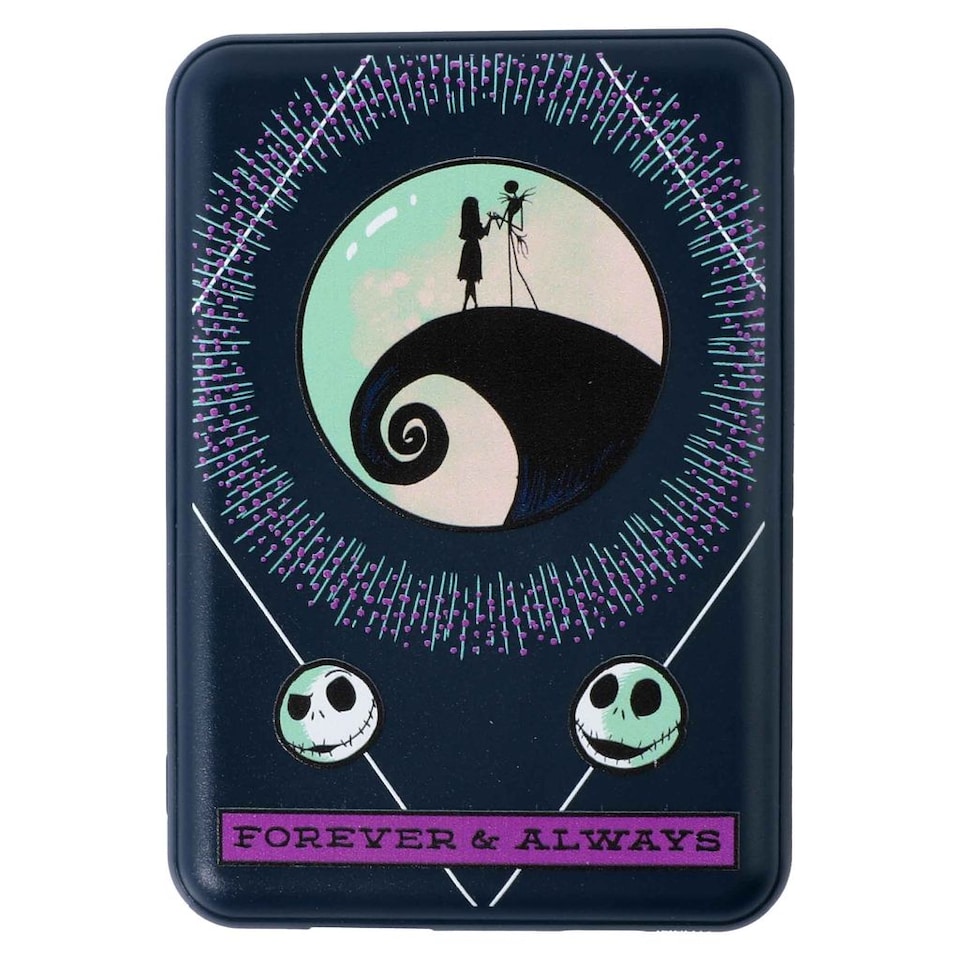 image 1 of Nightmare Before Christmas 5000Mah Magnetic Power Bank Jack & Sally Forever