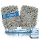 image 1 of Microfibre Cloth Car Wash Mitt Glove Double Sided Wash Mitt for Car Washing - Pack of 2