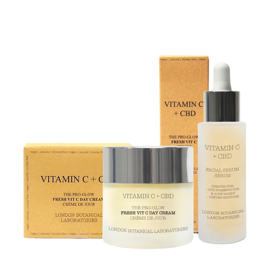 image 1 of L B L Brighter Skin CBD Vitamin C Face Set