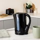 image 3 of Hamilton Beach Essential Kettle & Toaster Set Black