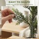 image 5 of HOMCOM Set of 2 Decorative Artificial Plants Cypress in Weighted Pot, 150cm