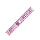image 3 of Amscan Holographic Happy 16th Birthday Banner - Pink - One Size