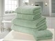 image 2 of So Soft Pure Cotton Face Towels Super Soft and Absorbant | Green | Face cloth | 1