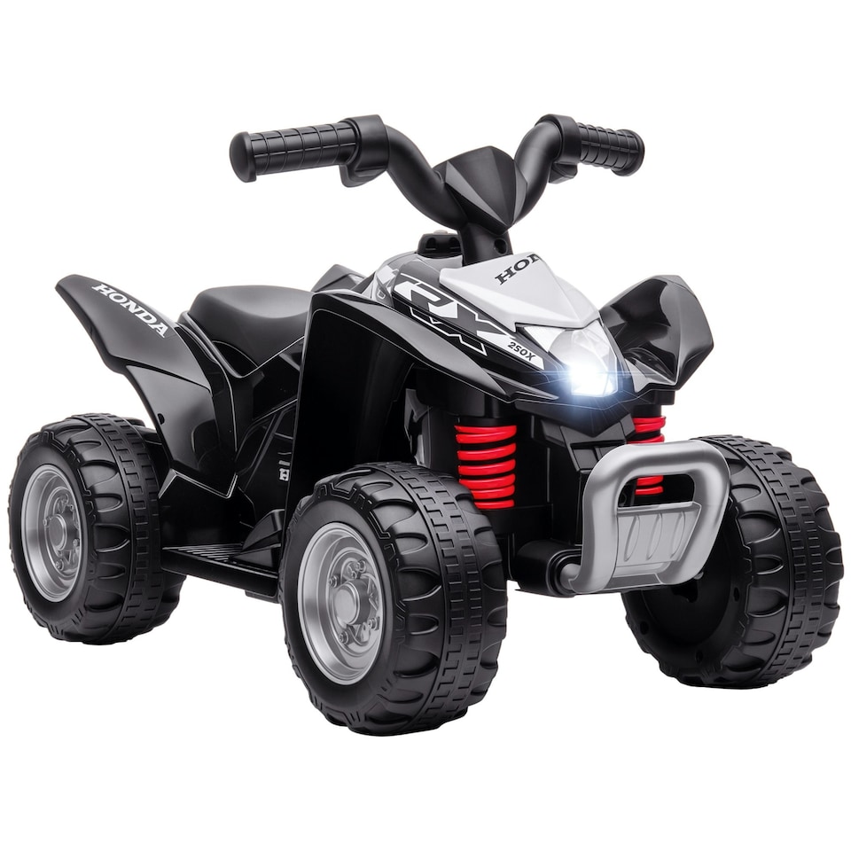 image 1 of AIYAPLAY Honda Licensed Kids Electric Quad Bike 6V ATV for 1.5-3 Years, Black