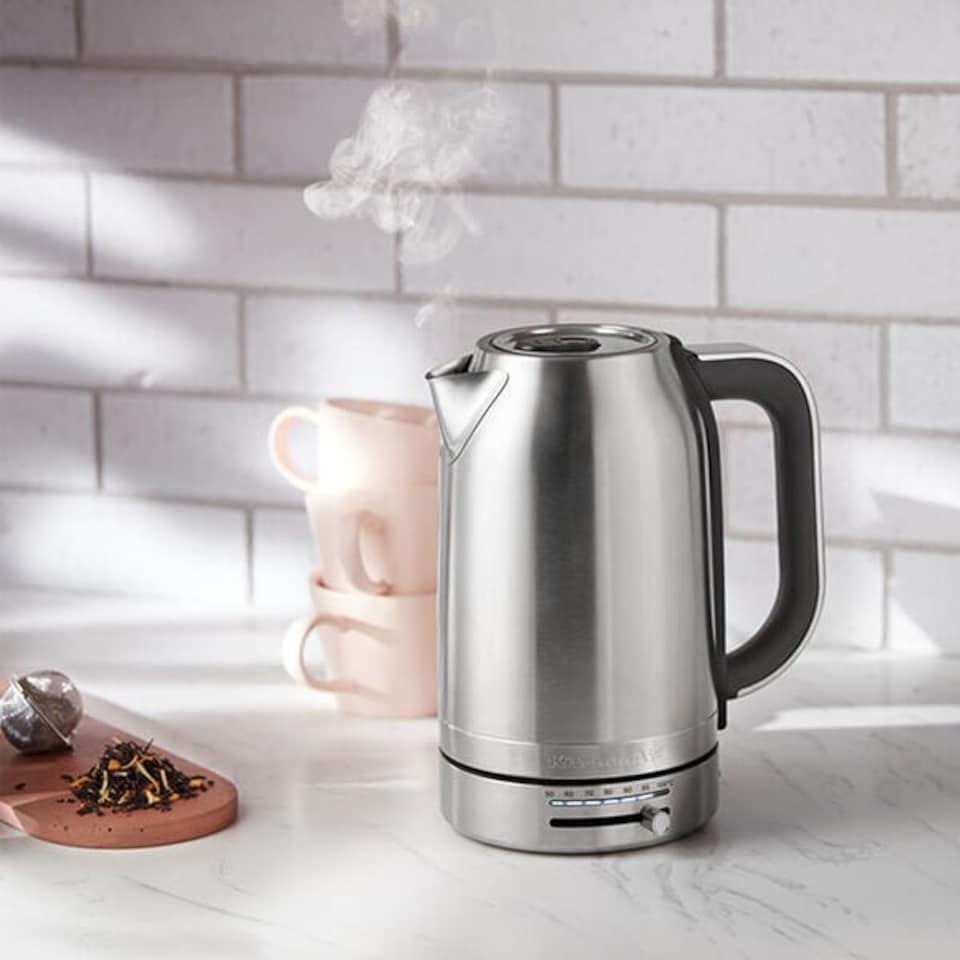 image 1 of KitchenAid Breakfast Suite Stainless Steel 1.7L Kettle | Silver