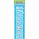 image 2 of Blue Christening Holographic Foil Banner 3.65m