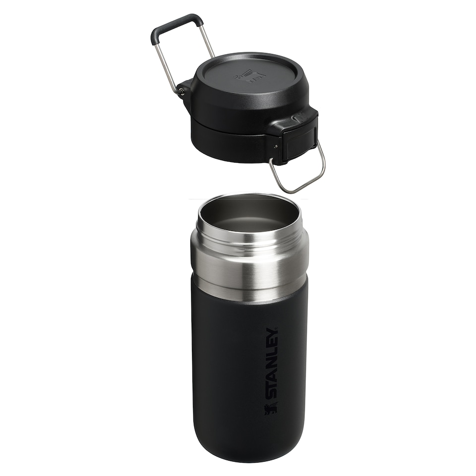 image 1 of Quick-Flip Water Bottle 0.47L | Black | Black | Not provided